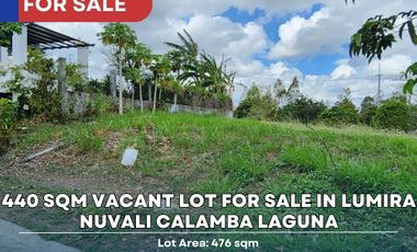 440 sqm Vacant Lot for Sale in Lumira Nuvali Calamba Laguna