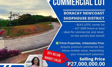 Boracay Newcoast Shophouse District - Commercial Lot for Sale
