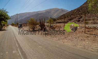 Parcela de 5.000 m2, electricidad instalada. Andacollito, Valle del Elqui. $50 millones