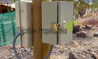 Parcela de 5.000 m2, electricidad instalada. Andacollito, Valle del Elqui. $50 millones