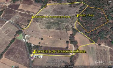 Propiedad de 3 has  en tres puentes( pipioltepec) Ixtla a 8 minutos de valle
