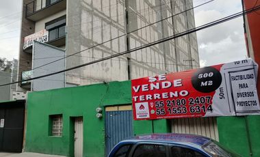 Terreno en Tlalnepantla Centro