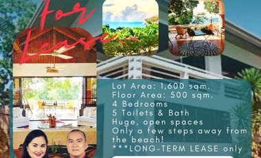 Beach House For Retirement or Vacation Home For Long Term Lease in Tali, Batangas