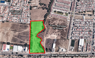 TERRENO EN RENTA BLVD. JUAN ALONSO DE TORRES