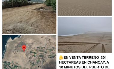 Vendo Terreno de 301 hectáreas en Chancay Huaral