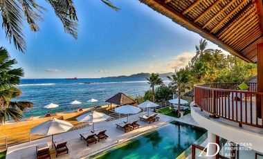 FREEHOLD BEACHFRONT VILLA IN CANDIDASA THE EAST BALI