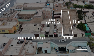 REMATO TERRENO EN SAN MIGUEL DE 337 M2
