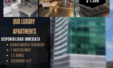 Departamento en alquiler Edificio Quo Luxury, norte Guayaquil