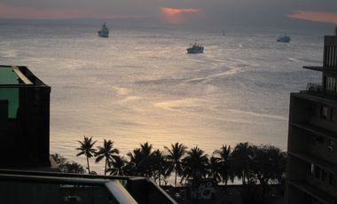 OCEAN VIEW: 1BR Condo - Overlooks Manila Bay in Malate, Manila - Rent (Lease)