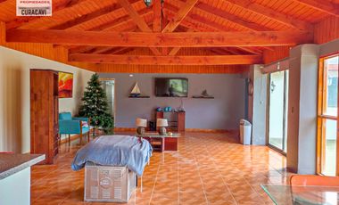 🏠León Propiedades vende o arrienda hermosa parcela con casa en sector Cuyuncavi, Curacaví🏠