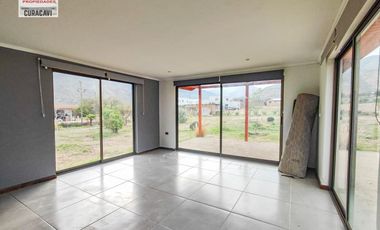 🏠León Propiedades vende o arrienda hermosa parcela con casa en sector Cuyuncavi, Curacaví🏠