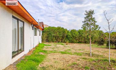 🏠León Propiedades vende o arrienda hermosa parcela con casa en sector Cuyuncavi, Curacaví🏠