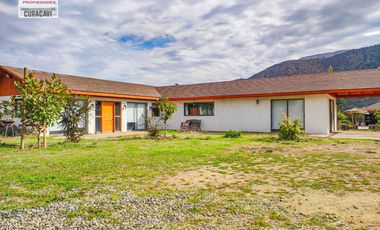 🏠León Propiedades vende o arrienda hermosa parcela con casa en sector Cuyuncavi, Curacaví🏠