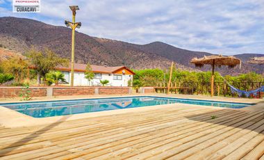 🏠León Propiedades vende o arrienda hermosa parcela con casa en sector Cuyuncavi, Curacaví🏠