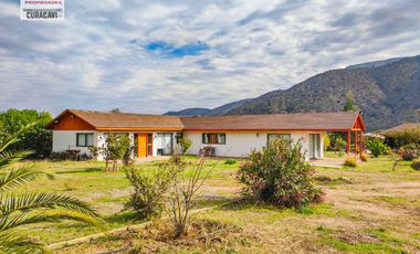 🏠León Propiedades vende o arrienda hermosa parcela con casa en sector Cuyuncavi, Curacaví🏠