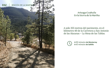 Vendo Hermoso Terreno, Zona Alta de San Antonio de las Alazanas, Arteaga, Coahuila, Descendente, con unas vistas espectaculares
