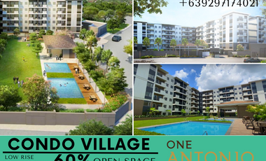 Condo for Sale - Less dense environment and better privacy at One Atonio Condo-Village ( 2 BEDROOM ) Ready to Move In Unit 1-219