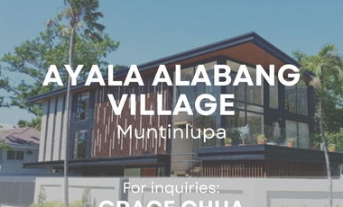 Ayala Alabang Village 6BR House and Lot for Sale, Muntinlupa
