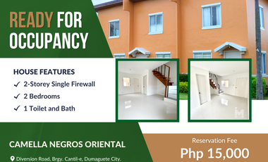 RFO UNIT -ARIELLE WITH 2 BEDROOMS IN DUMAGUETE CITY