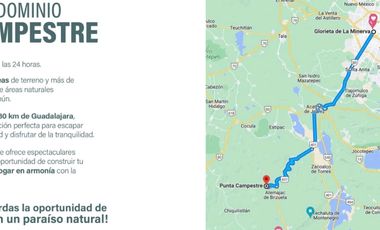 TERRENOS EN PREVENTA EN PUNTA CAMPESTRE, ATEMAJAC DE BRIZUELA