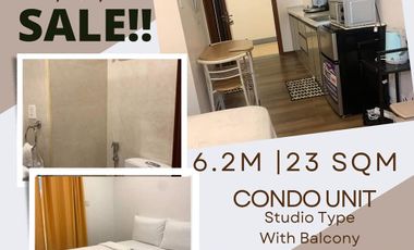 23 sqm Studio Type Condo Unit with Balcony WALKING DISTANCE to Session Road (Megatower 4 - Baguio)