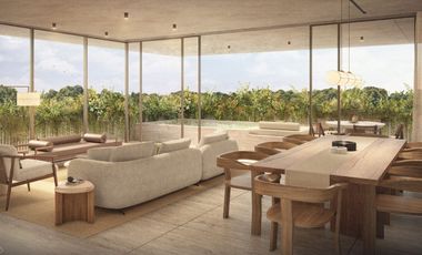 Estudio con terraza, Alberca, simulador de golf, Cine, en venta, Zona Norte, Merida.