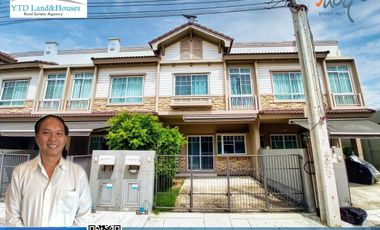 Townhome  for rent @ Indy 3 Bangna Km.7 House facing  East. (Fully furnished)