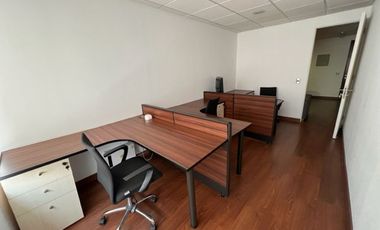 Oficicina 3 Privados-Recepcion y 2 estacionamientos -Lo Fontecilla- Las Condes