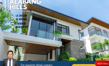House and Lot for Sale in Alabang Hills Village at Muntinlupa City