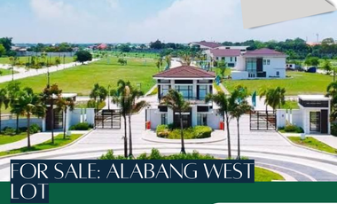 For Sale: Alabang West Lot