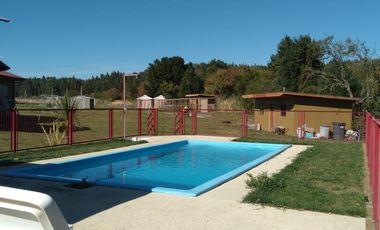 CASA EN PARCELA 5400 MTS ²,  4 DORMITORIOS 2 BAÑOS, ANGOL