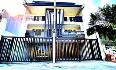 4 Storey Semi Furnished Townhouse for sale in Teachers Village Diliman Quezon City     WITH SWIMMING POOL    Flood Free , Far from Fault Line