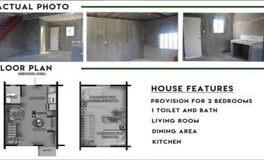 2-bedroom Townhouse House and Lot for sale in Balayan Batangas