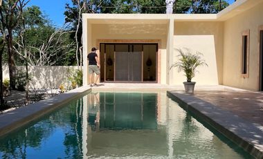 4 villas en la selva de Akumal. Comunidad muy exclusiva.