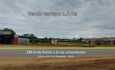 VENDO / ALQUILO TERRENO 1.0 HA EN VIA DE EVITAMIENTO, TARAPOTO - PERÚ