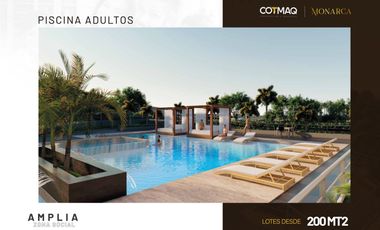 Lotes en venta | conjunto cerrado monarca | sector bocono | 200 metros cuadrados.