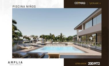 Lotes en venta | conjunto cerrado monarca | sector bocono | 200 metros cuadrados.