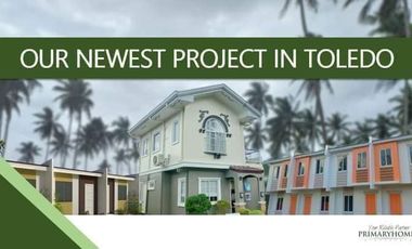 PRESELLING accessible subdivision 2-bedroom Rowhouse for sale in Richwood Toledo Cebu
