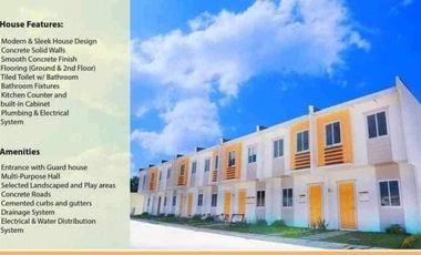 PRESELLING accessible subdivision 2-bedroom Rowhouse for sale in Richwood Toledo Cebu