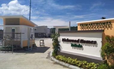 PRESELLING accessible subdivision 2-bedroom Rowhouse for sale in Richwood Toledo Cebu