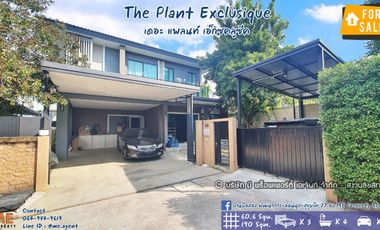 Sale  house The Plant Exclusique Pattanakarn 38 - Onnut 39 15 mins to Thonglor Tel 064-954----- (BG20-61)