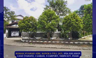 Rumah Jemursari Surabaya Timur Belakang Raya Nyaman Asri Luas dkt Ayani Tol Waru Sidosermo Jemur Andayani