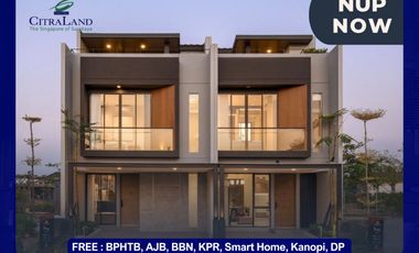RUMAH CITRALAND BARU FULL FURNISH FREE BIAYA MODERN BARU SURABAYA BARAT NORTH WEST PALMA GRESS