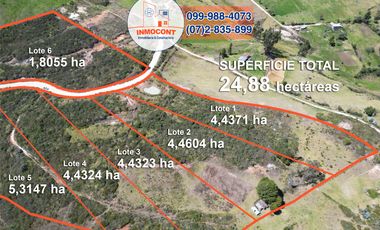 De oportunidad 24 hectáreas de terreno en venta, Sector Morasloma T388