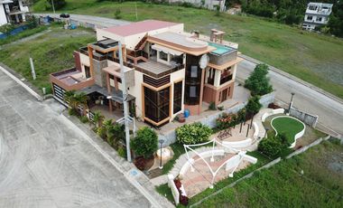 Luxurious Overlooking 4-Storey, 8-Bedroom House with Swimming Pool For Sale at The Peak at Havila, Antipolo