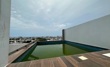 RENTA | DEPARTAMENTO NUEVO VISTA AL MAR FRACCIONAMIENTO REFORMA