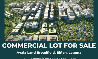 Commercial Lot for Sale in Ayala Land Broadfield near Laguna Technopark