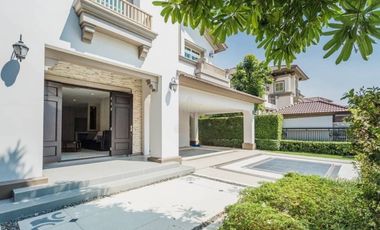 For rent, 4 bedrooms, 4 bathrooms, 1 maid's room, single house, Nantawan Bangna, Km. 7