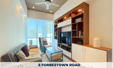 For Sale: Fully-furnished 2 Bedroom Corner Unit in 8 Forbes, BGC