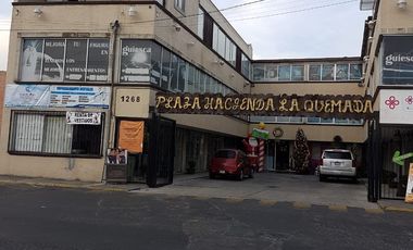 LOCALES COMERCIALES, EN RENTA,  EN PLAZA EN HACIENDA LA QUEMADA, METEPEC